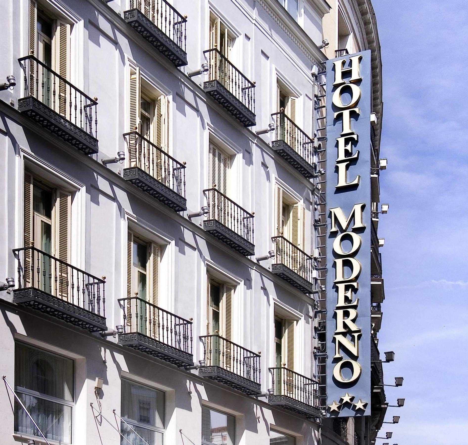 Hotel Moderno Madrid Exterior foto